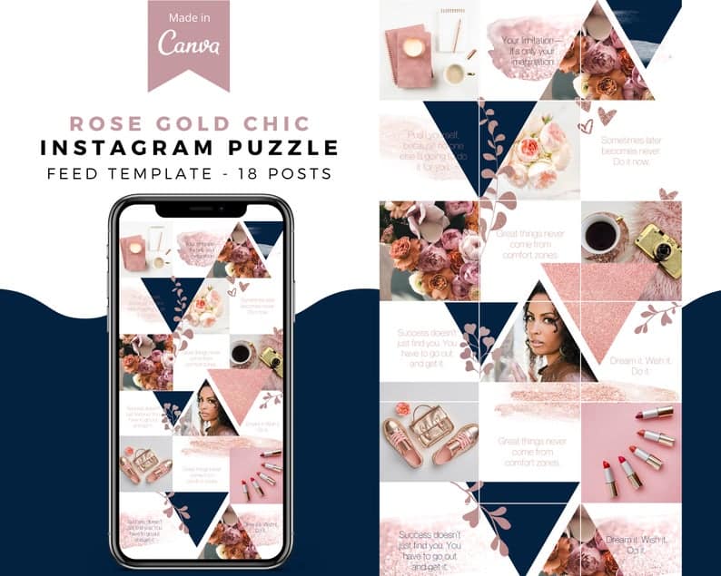 Detail Puzzle Feed Instagram Template Nomer 24