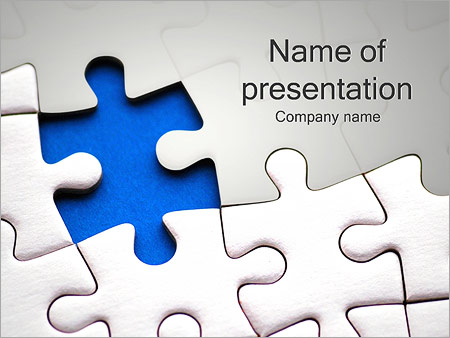 Detail Puzzle Presentation Template Nomer 26