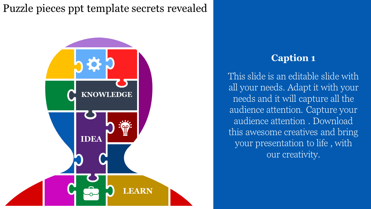 Detail Puzzle Presentation Template Nomer 40