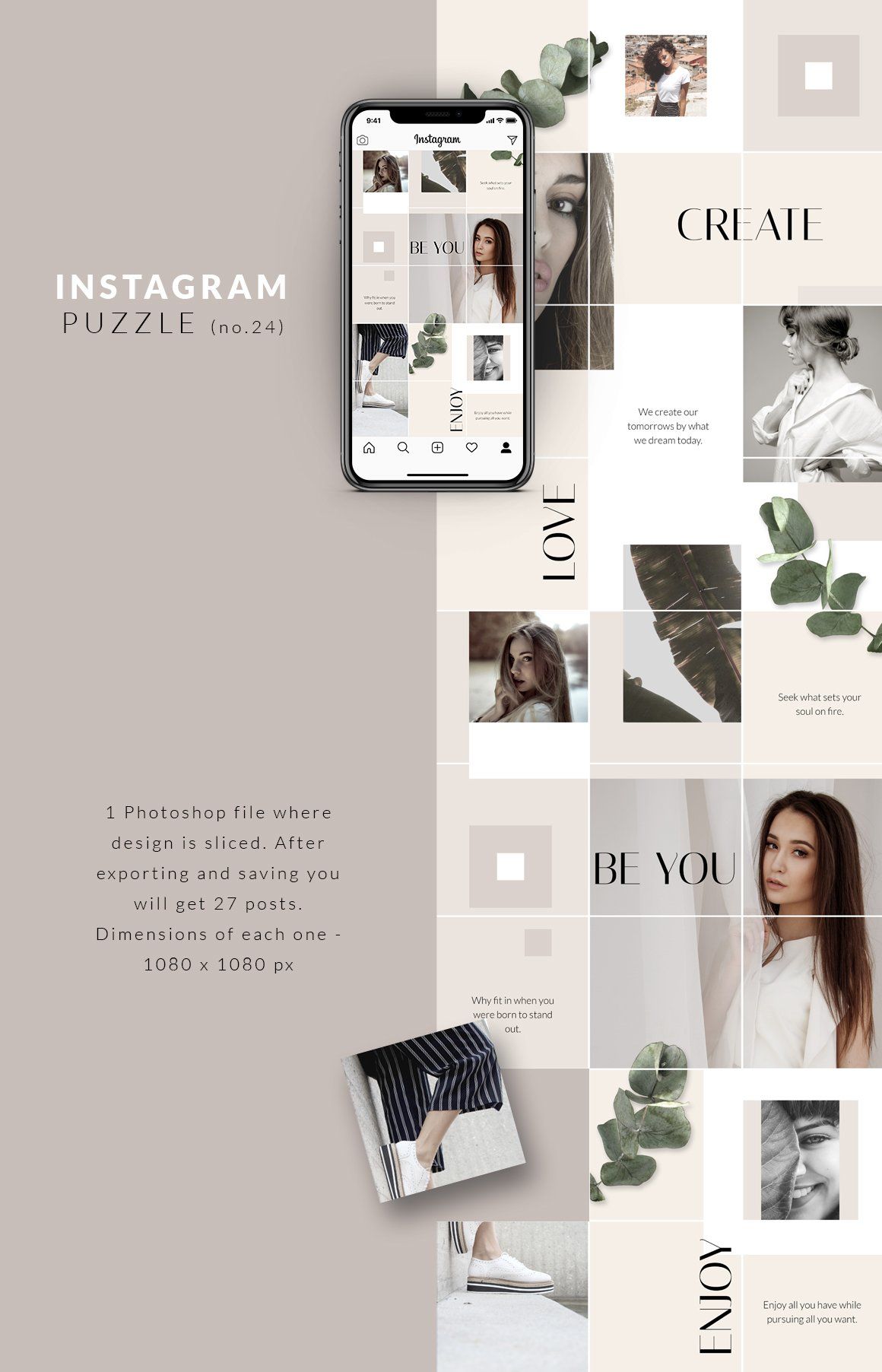 Detail Puzzle Template Instagram Nomer 38