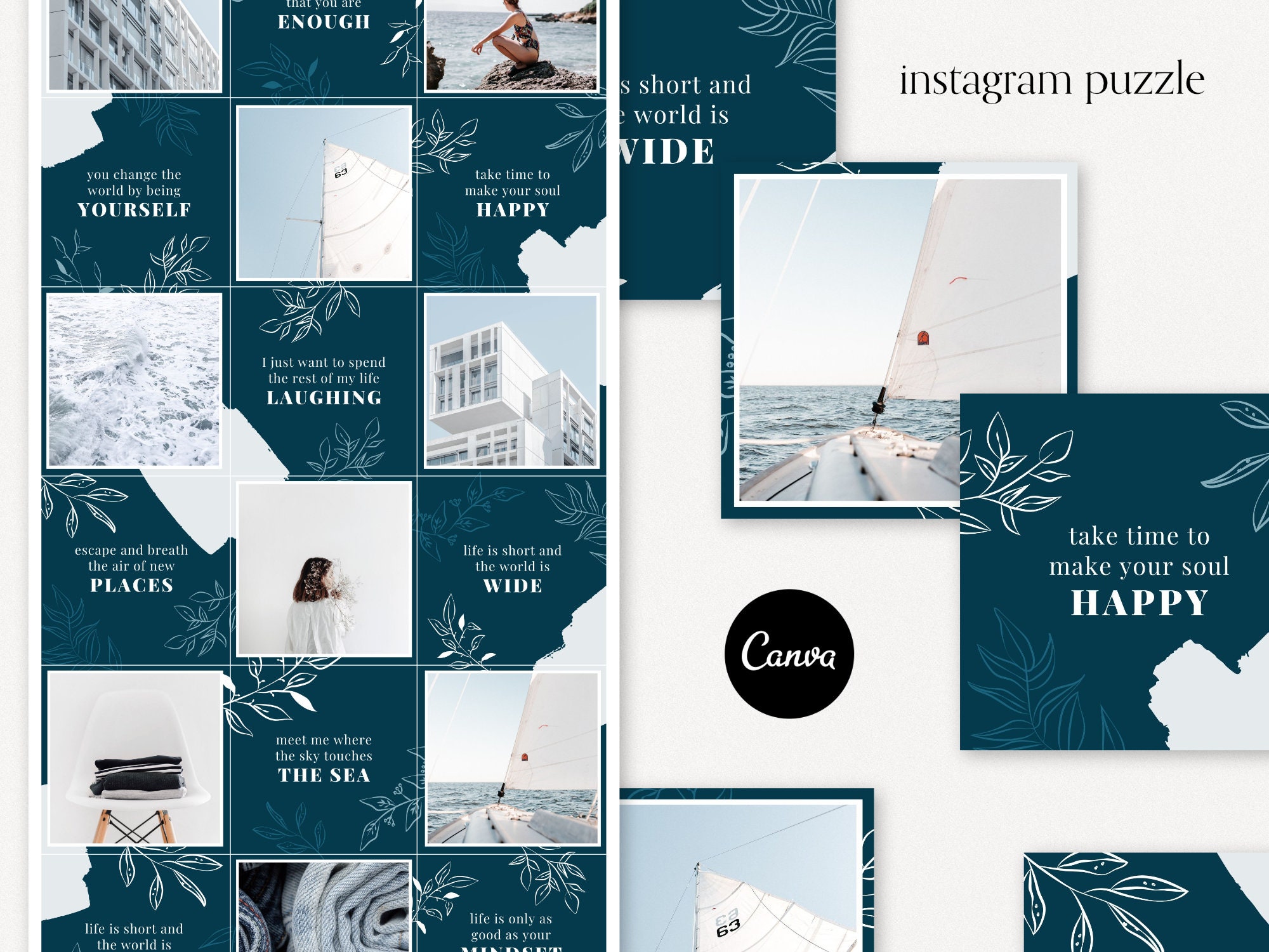 Detail Puzzle Template Instagram Nomer 39