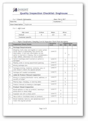 Detail Qa Checklist Template Nomer 19