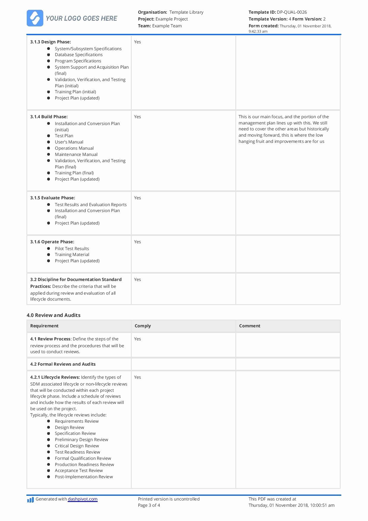 Detail Qa Checklist Template Nomer 33