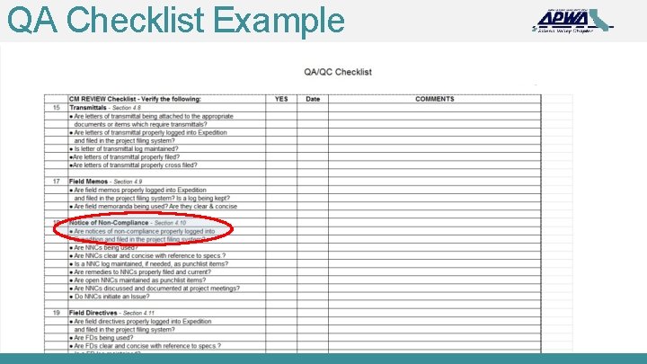 Detail Qa Checklist Template Nomer 42