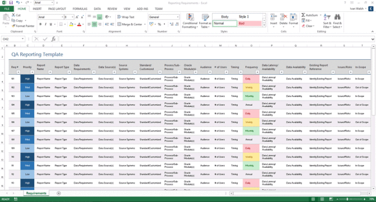 Detail Qa Template Nomer 19