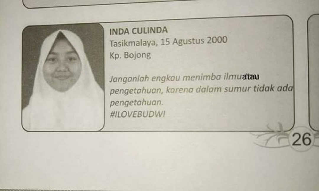 Detail Quote Buku Tahunan Sekolah Kocak Nomer 5