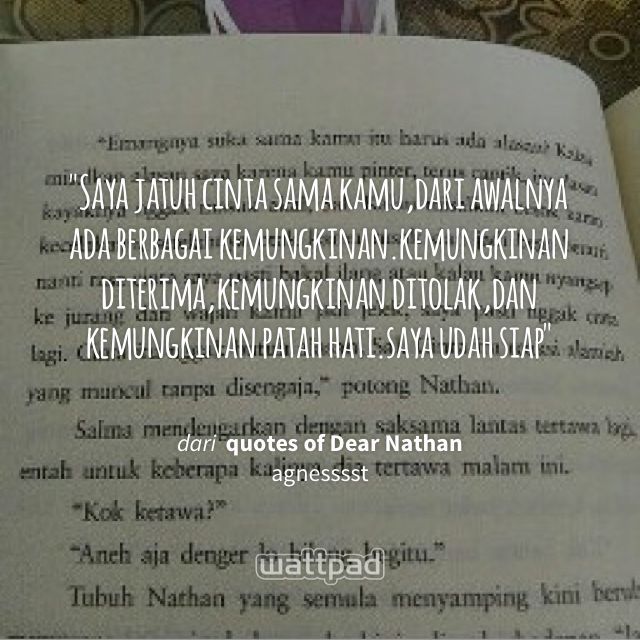 Detail Quotes Dear Nathan Hello Salma Nomer 31