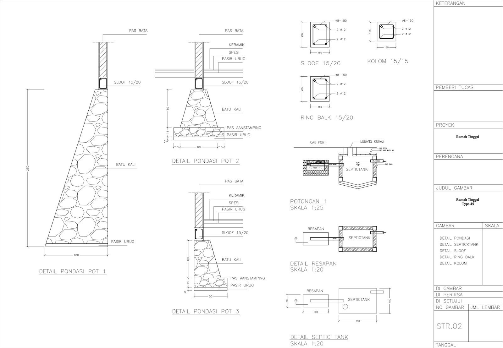 Detail Rab Rumah Panggung Kayu Excel Download Nomer 21