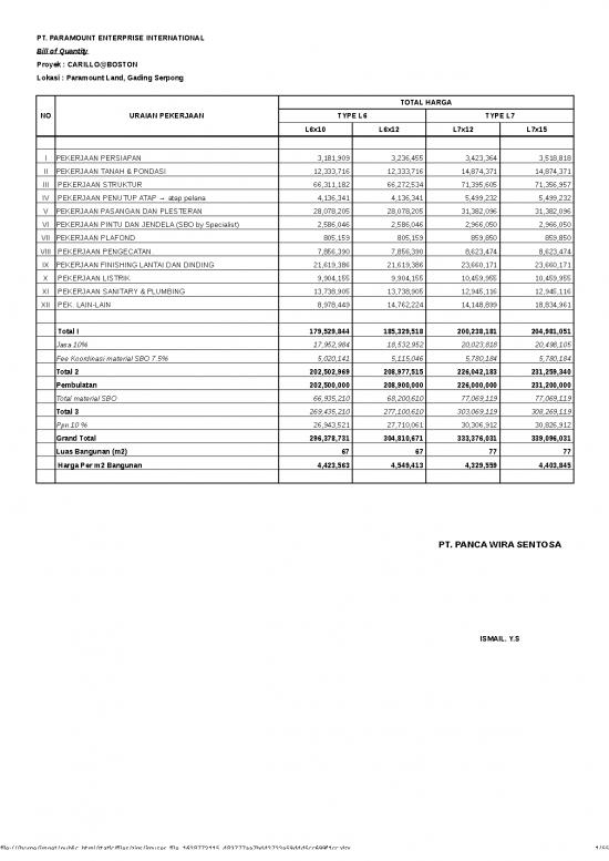 Detail Rab Rumah Panggung Kayu Excel Download Nomer 28