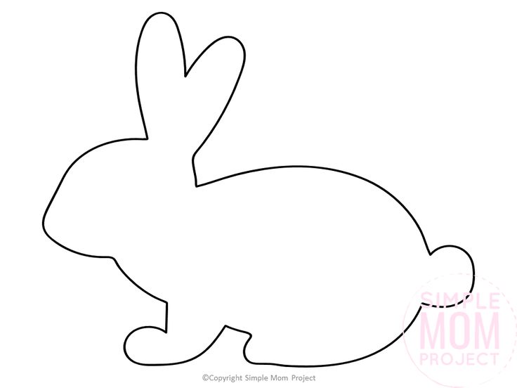 Rabbit Template To Print - KibrisPDR