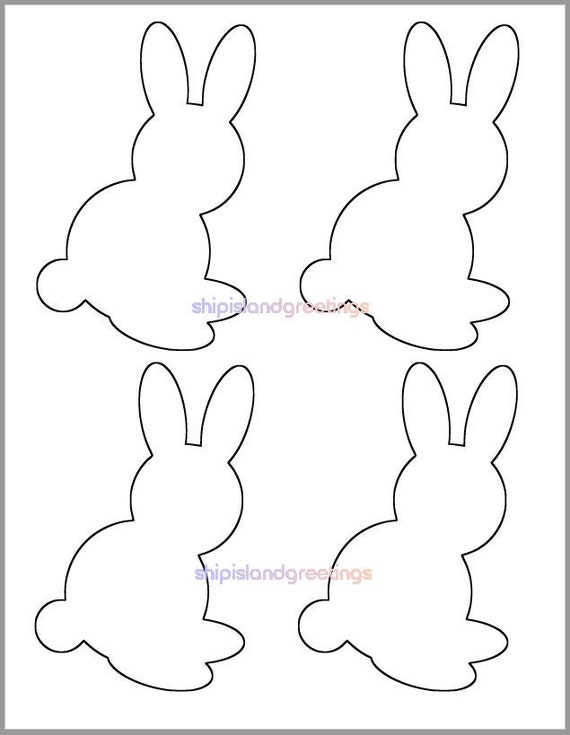 Detail Rabbit Template To Print Nomer 16