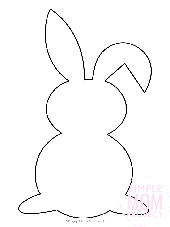 Detail Rabbit Template To Print Nomer 3