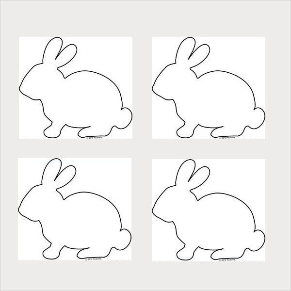 Detail Rabbit Template To Print Nomer 27