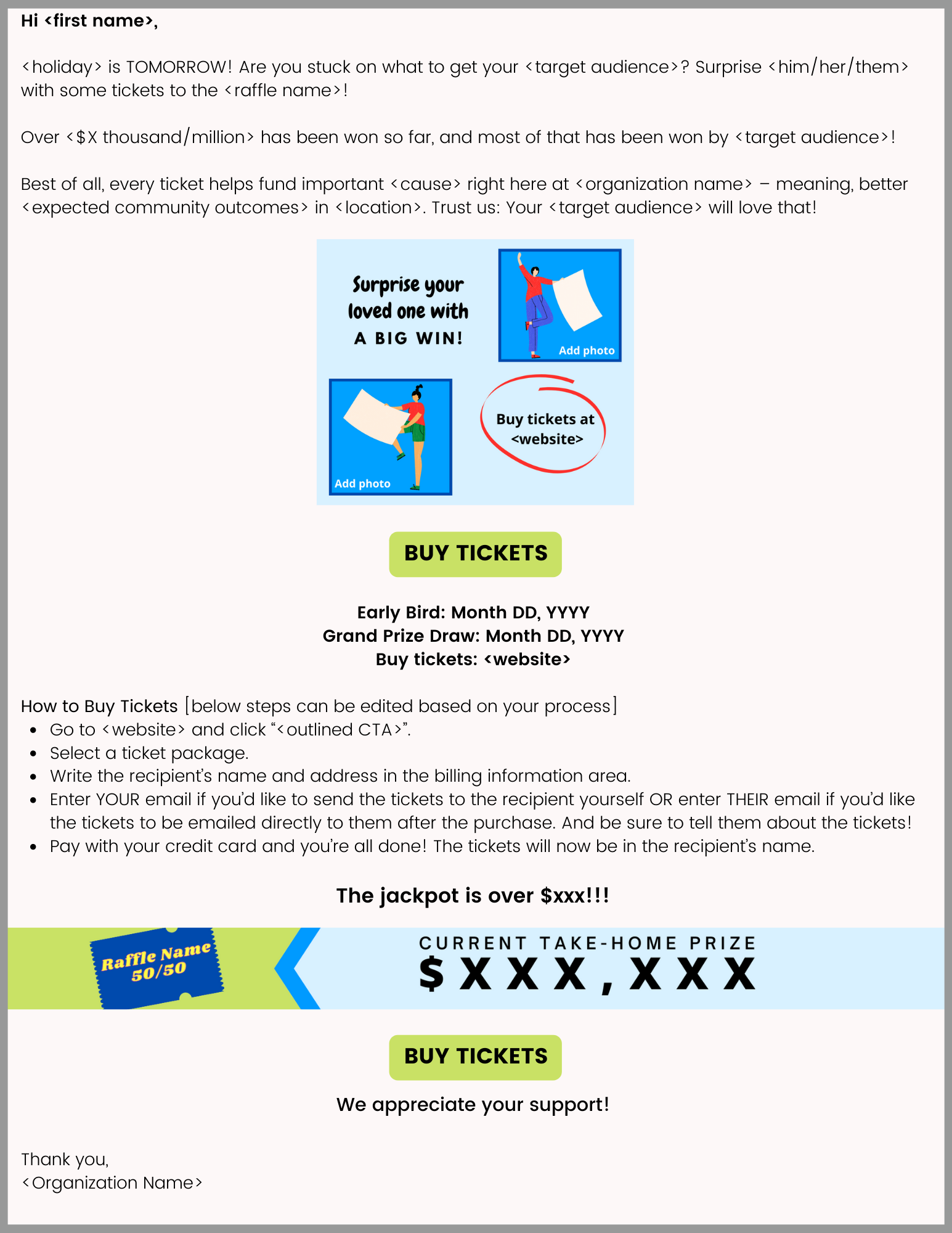 Detail Raffle Rules Template Nomer 36