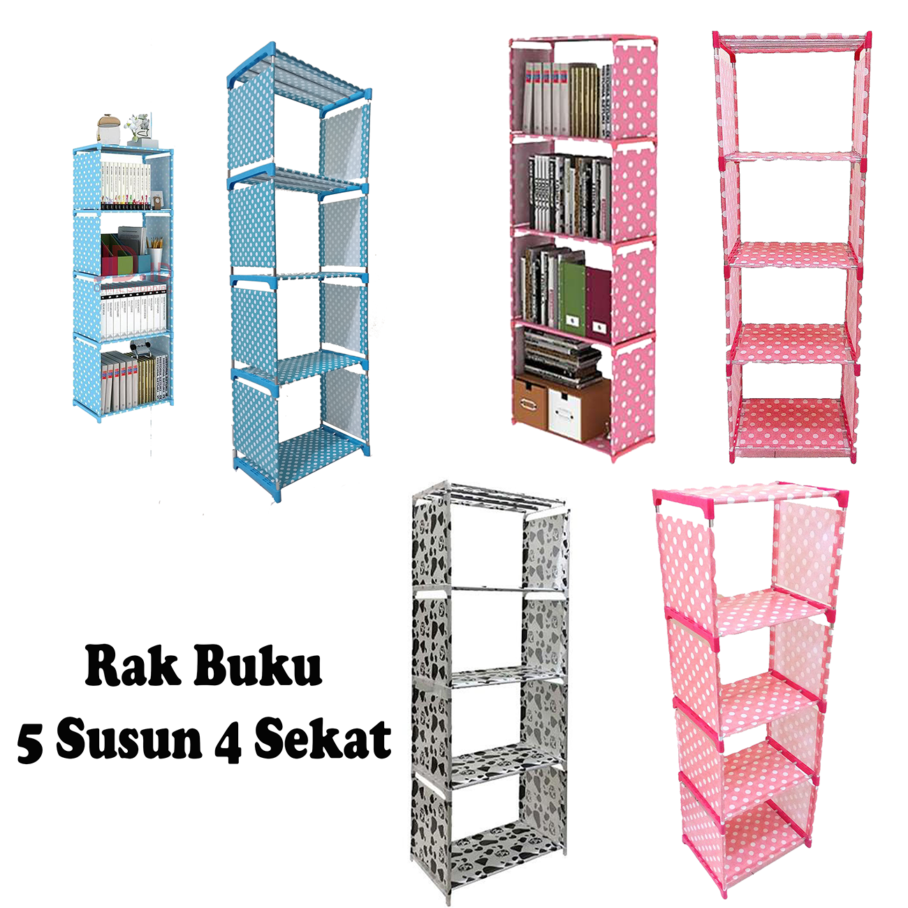 Detail Rak Buku 5 Susun Nomer 3