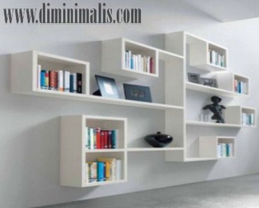 Detail Rak Buku Dinding Minimalis Nomer 23