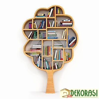 Detail Rak Buku Dinding Unik Nomer 12