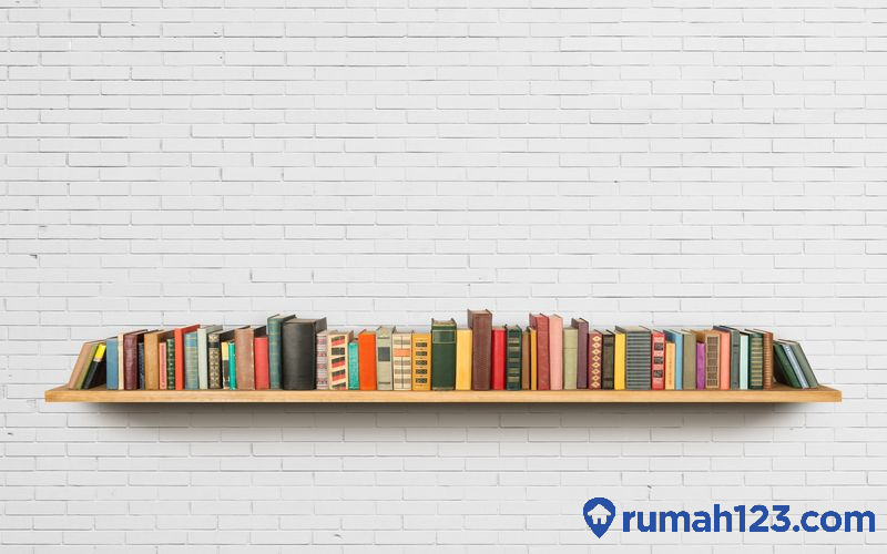 Detail Rak Buku Dinding Unik Nomer 13