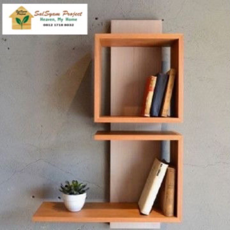 Detail Rak Buku Dinding Unik Nomer 4