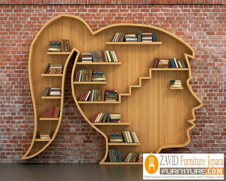 Detail Rak Buku Dinding Unik Nomer 27