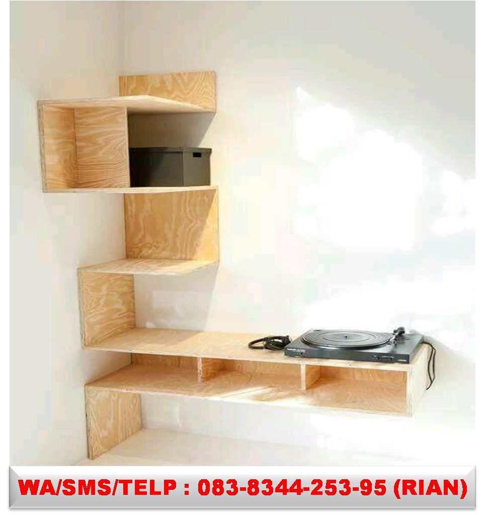 Detail Rak Buku Dinding Unik Nomer 45