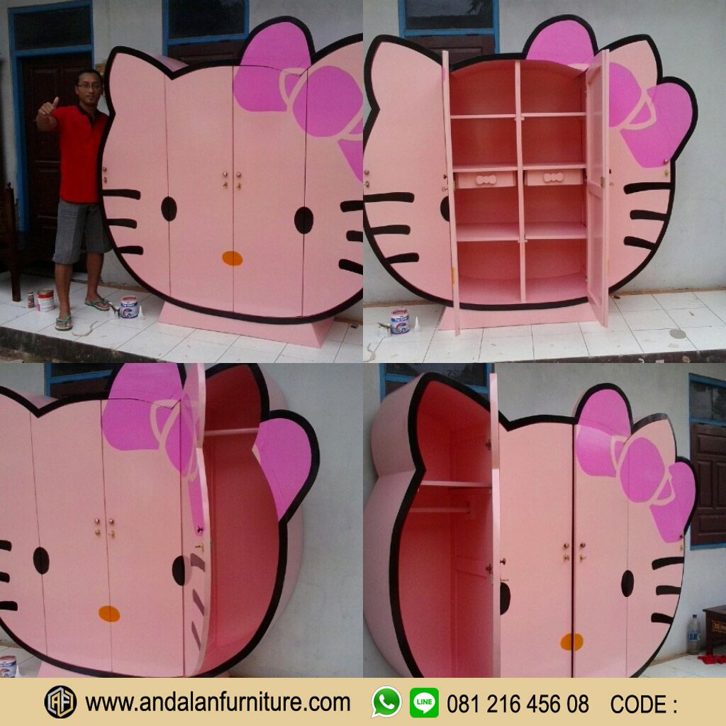 Detail Rak Buku Hello Kitty Nomer 25