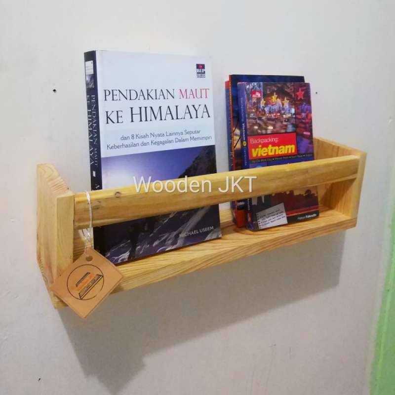 Detail Rak Buku Kayu Jati Belanda Nomer 40