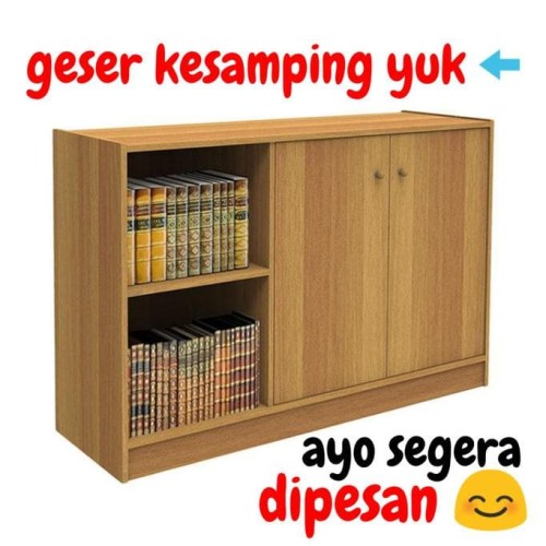 Detail Rak Buku Pendek Nomer 40