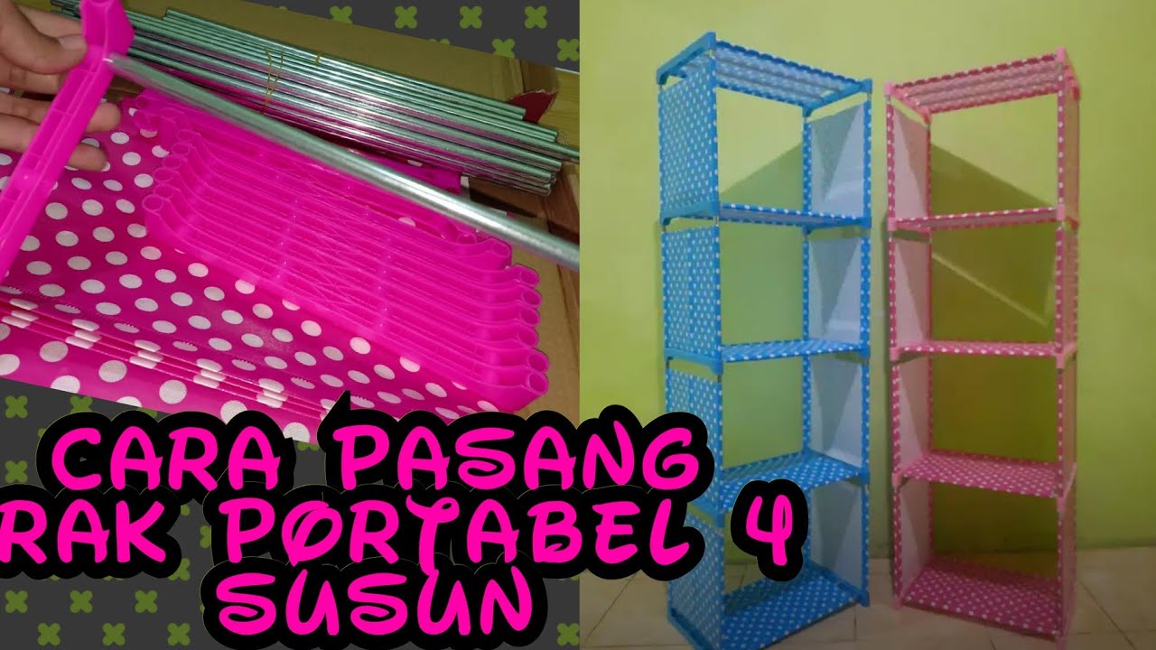 Detail Rak Buku Portable 4 Susun Nomer 20