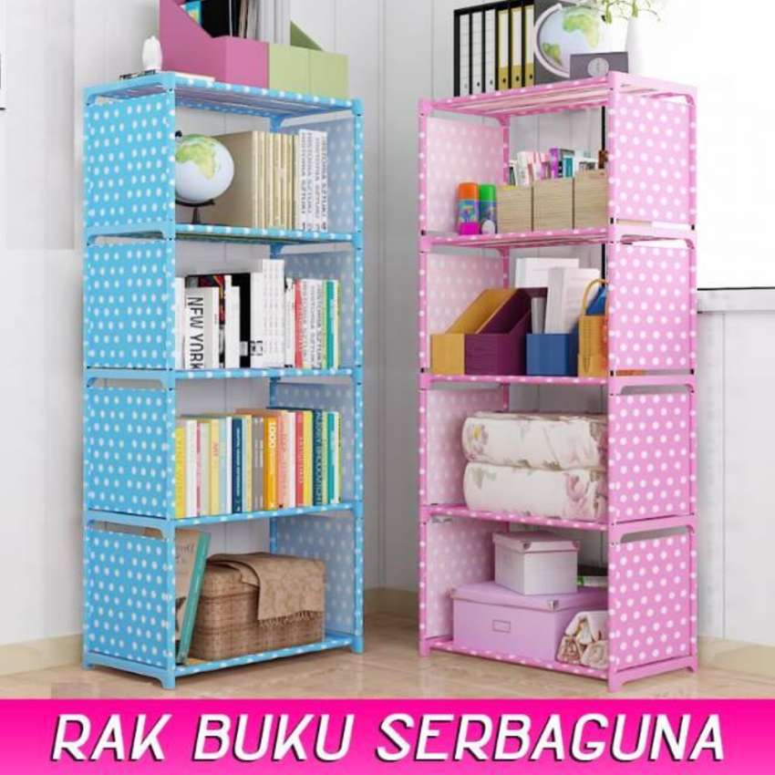 Detail Rak Buku Portable 4 Susun Nomer 4