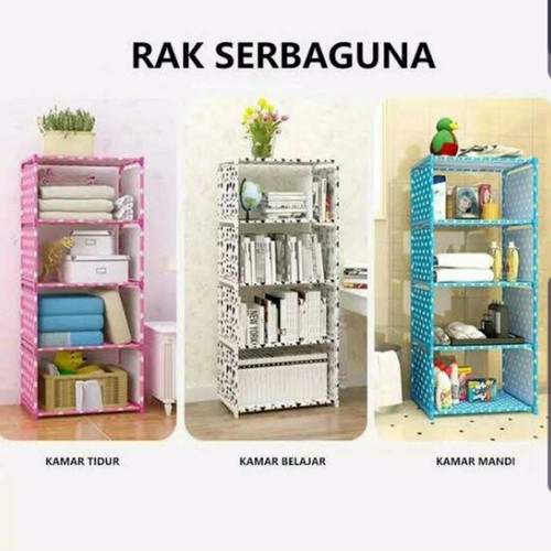 Detail Rak Buku Portable 4 Susun Nomer 7