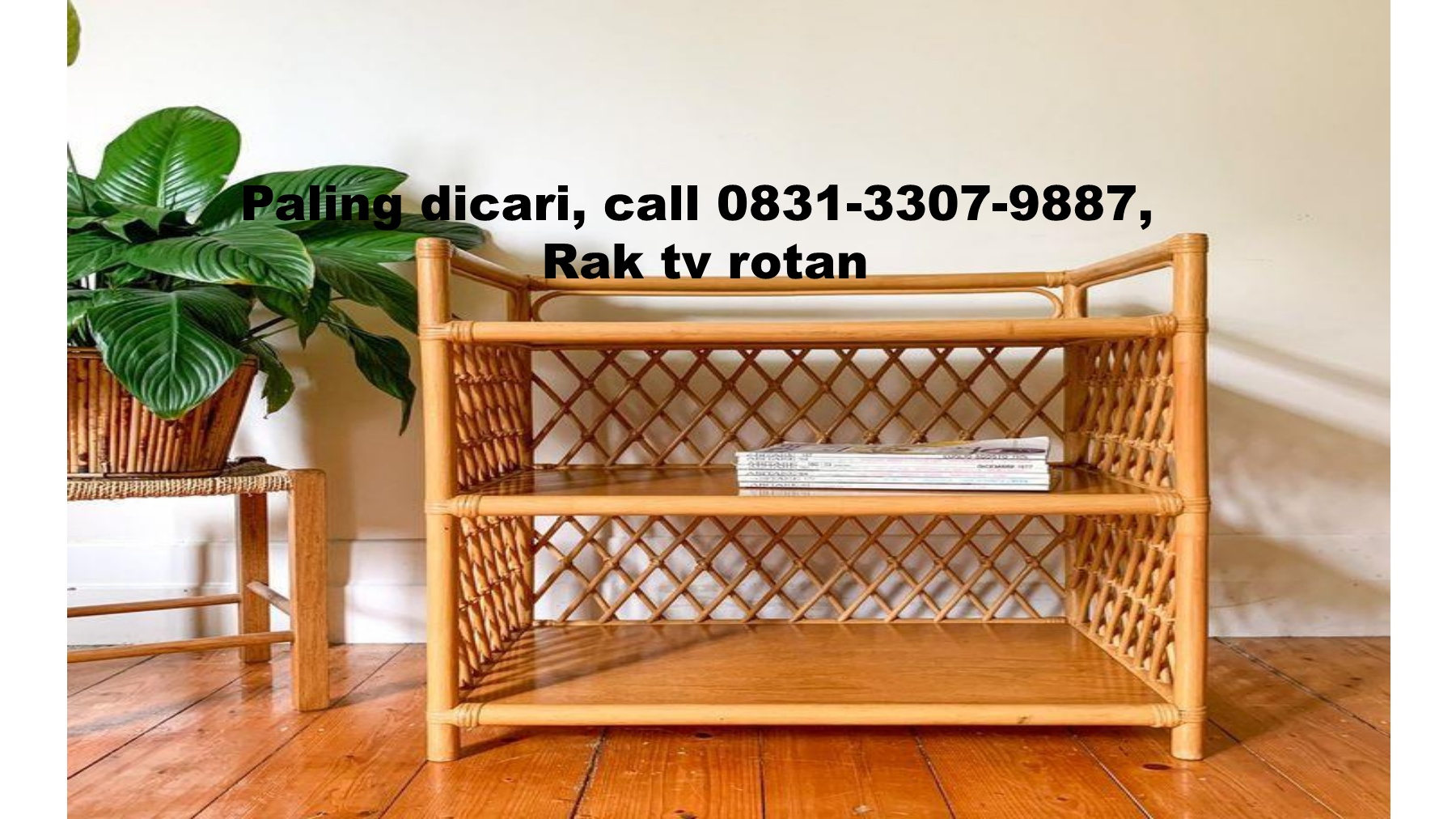 Detail Rak Buku Rotan Nomer 45