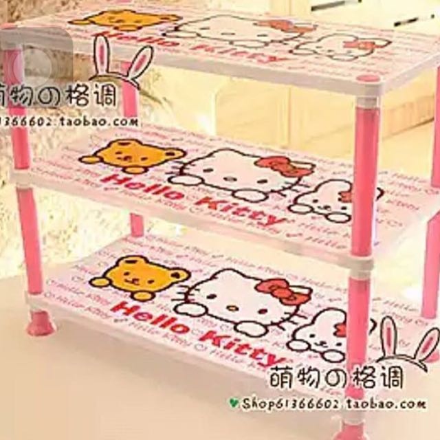 Detail Rak Sepatu Hello Kitty Nomer 40