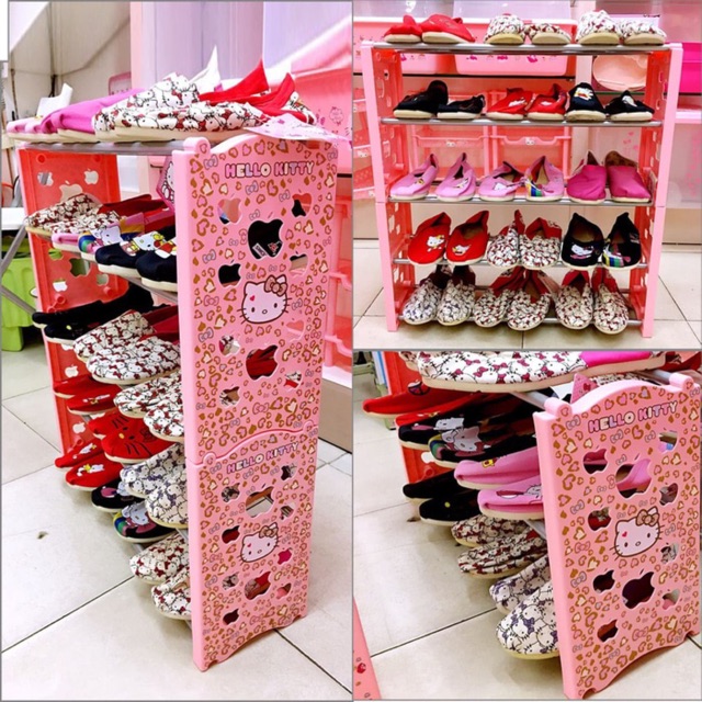 Detail Rak Sepatu Hello Kitty Nomer 48