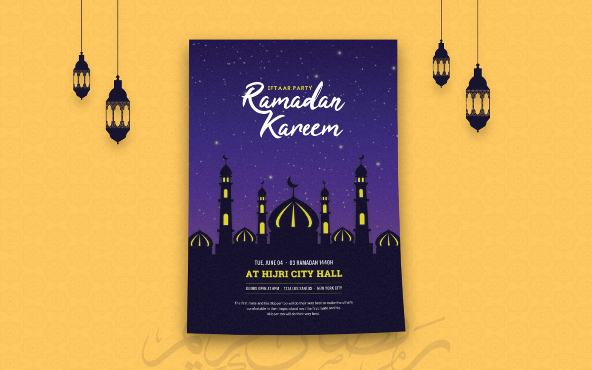 Detail Ramadan Flyer Template Nomer 14