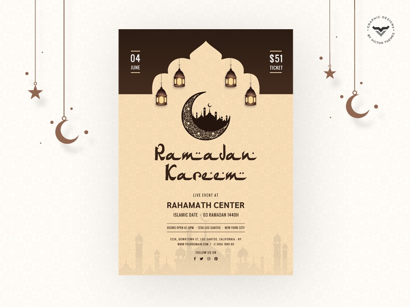 Detail Ramadan Flyer Template Nomer 24