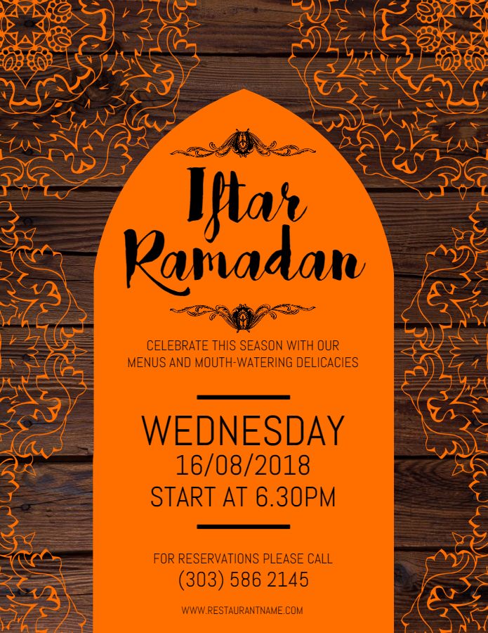 Detail Ramadan Flyer Template Nomer 30