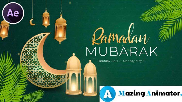 Detail Ramadan Kareem Intro After Effects Template Nomer 3