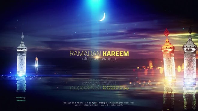 Detail Ramadan Kareem Intro After Effects Template Nomer 23