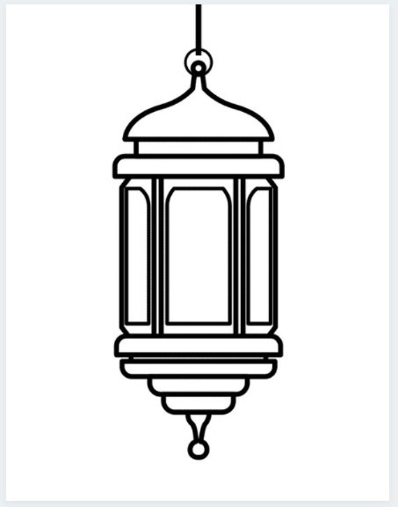 Detail Ramadan Lantern Template Nomer 20