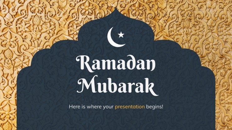 Ramadan Powerpoint Presentation Template - KibrisPDR