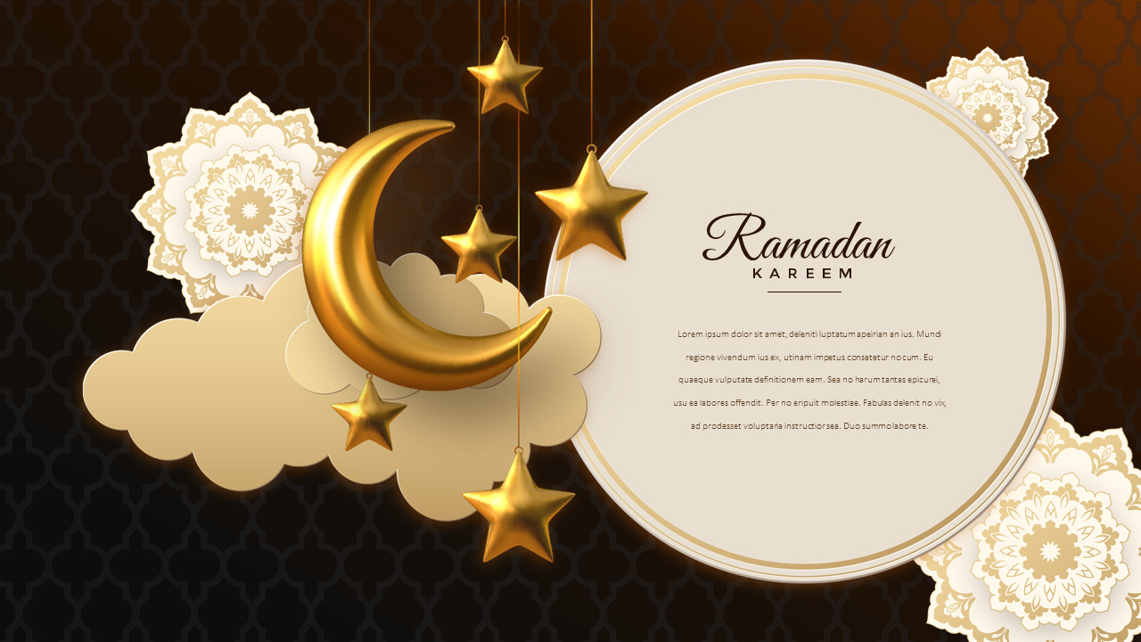 Detail Ramadan Powerpoint Presentation Template Nomer 7