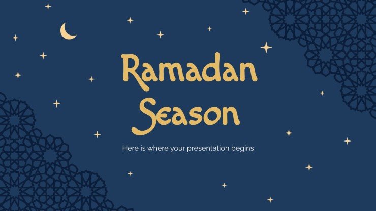 Detail Ramadan Powerpoint Presentation Template Nomer 8