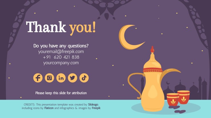 Detail Ramadan Powerpoint Presentation Template Nomer 31