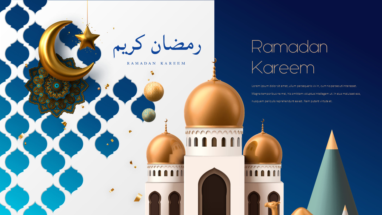 Detail Ramadan Powerpoint Presentation Template Nomer 39