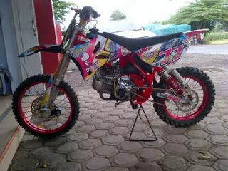 Detail Rangka Grasstrack Supra Nomer 40