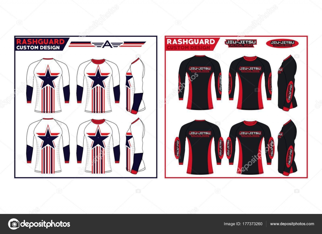 Detail Rash Guard Design Template Nomer 54