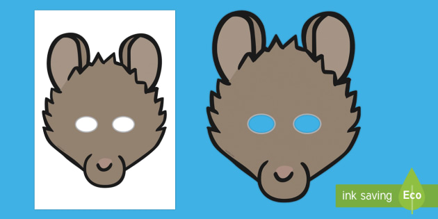 Detail Rat Mask Template Nomer 14