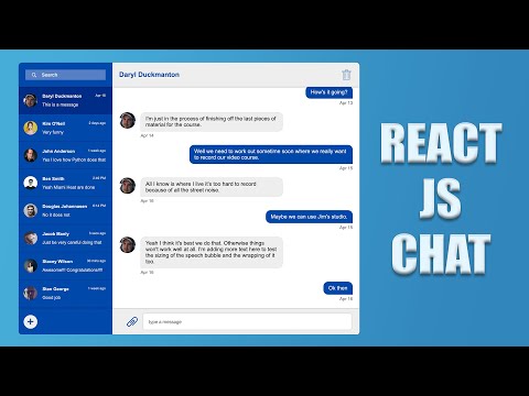 Detail React Chat Template Nomer 4