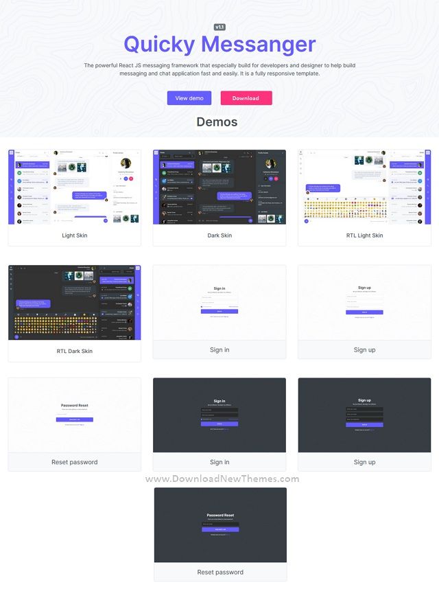 Detail React Chat Template Nomer 35